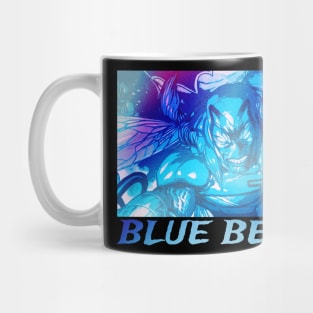 Blue scarab Beetle Mug